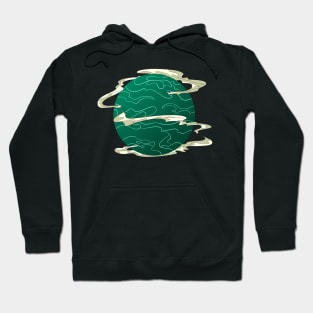 The great Japanese moon 3 - Vector illustration Hoodie